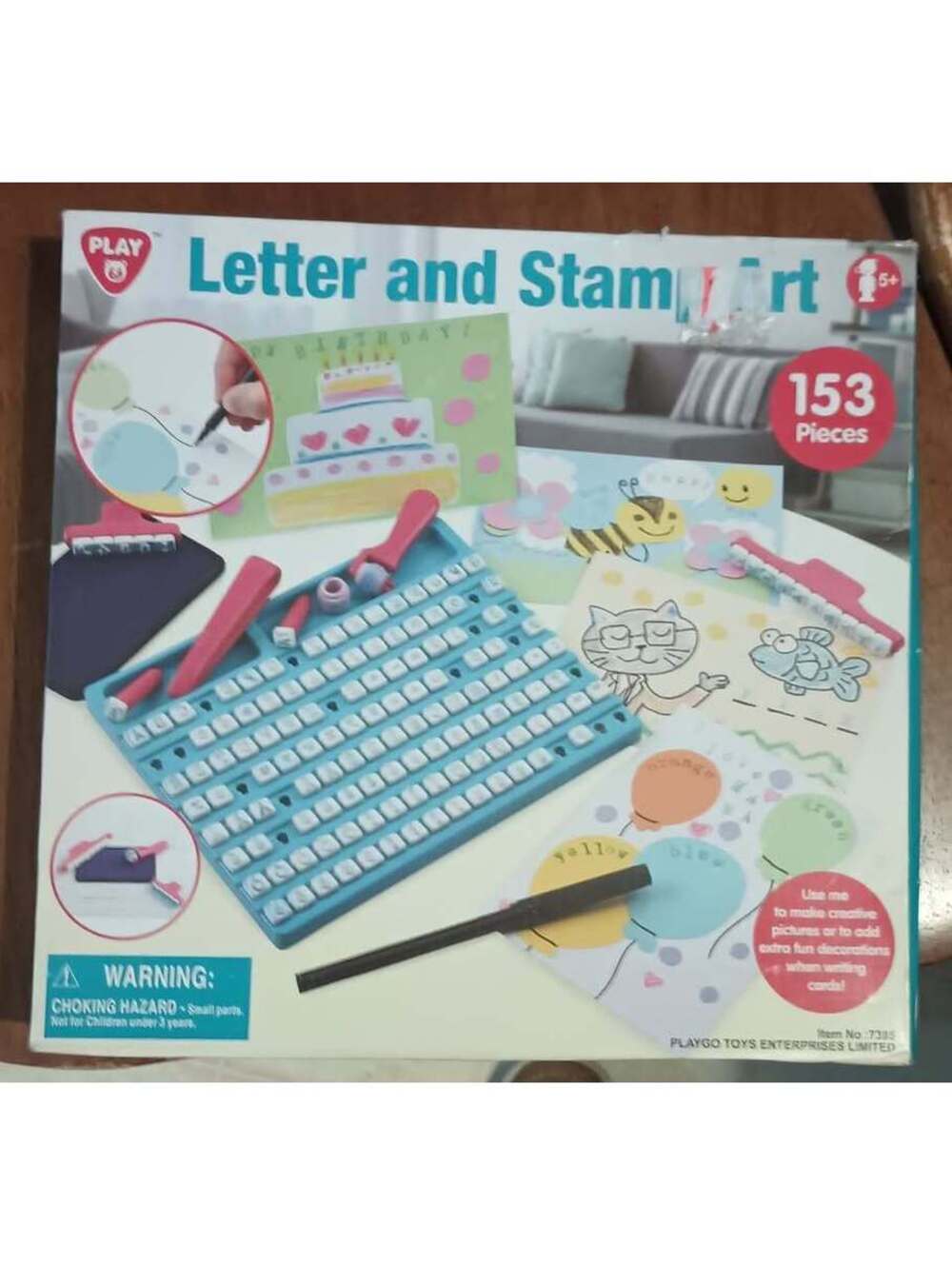 PlayGo Letter and Stamp Art toy set (Item No. 7385)